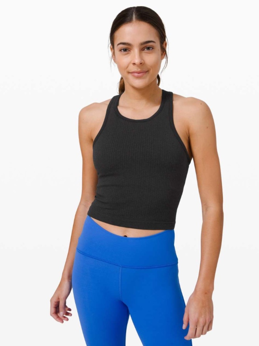 Lululemon Ebb To Street Racerback Crop Tank Black 4
